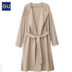 GU ノーカラー トレンチコートのサムネイル