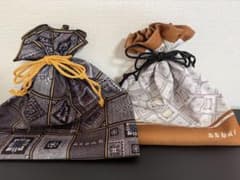 【美品】白水館　巾着袋のサムネイル