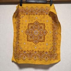 イエローバンダナ　コットン100%のサムネイル