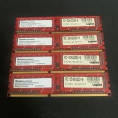 デスクトップ用メモリーDDR3 4GB 4枚セット16GBのサムネイル