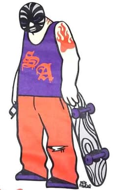 ★激レア★ピートファウラー『覆面レスラー』Tシャツ プロレス スケートボード m60124260596_1.jpg?1713457728