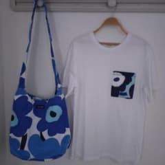 美品 フィンランド マリメッコ ショルダーバッグ＆Tシャツ 2点セット