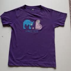 モンベル　キッズ　Tシャツ（むらさき）130　①のサムネイル