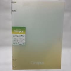 新品 KOKUYO Campusルーズリーフバインダー A4 イエローのサムネイル