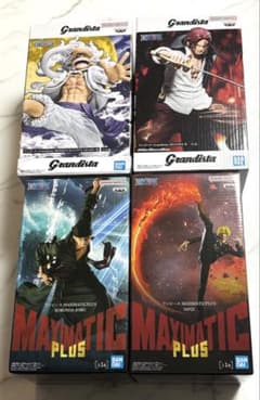 匿名配送ONE PIECE 4体セット ルフィ ゾロ サンジ シャンクス
