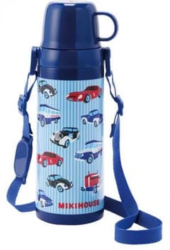 新品 未使用 ミキハウス リーナ&車 ステンレス水筒のサムネイル