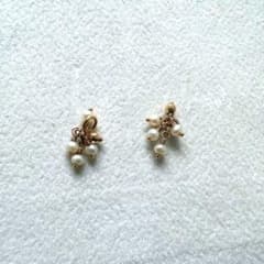 agete k10 ピアス パール チャーム 2個セット - メルカリ
