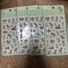 Disney POP SEAL バンビ 4枚セット