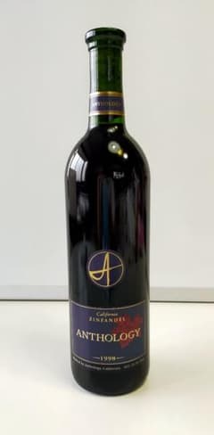 【希少】Anthology California Zinfandel 1998のサムネイル