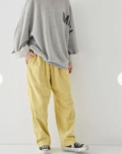 nest Robe 太畝コーデュロイイージーパンツ　レモン　美品 nest Robe 太畝コーデュロイイージーパンツ レモン 美品 - メルカリ