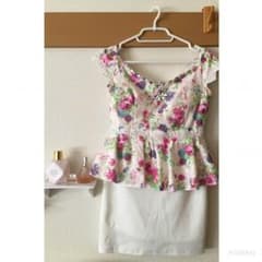 花柄 ミニドレスのサムネイル