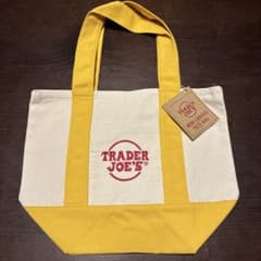 Trader Joe's ミニトートバッグ イエロー トレジョのサムネイル