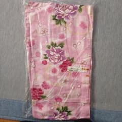 浴衣 ピンク地 牡丹 桜柄のサムネイル