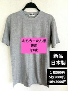 MRTV クルーネック 半袖Tシャツ グレー 新品未使用　日本製　まとめ売り MRTV クルーネック 半袖Tシャツ グレー 新品未使用 日本製 まとめ売り