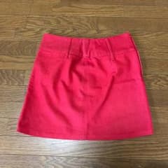USED☆デニムミニスカート レッド indioのサムネイル