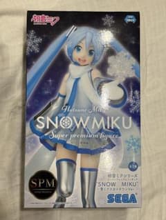 하츠네 미쿠 snowmiku 슈퍼 프리미엄 피규어 세가