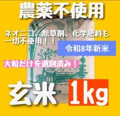 令和8年新米】農薬不使用 化学肥料不使用 除草剤不使用 玄米 - メルカリ