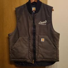 Carhartt カーハート ダックベスト L グレー Mexico製 - メルカリ