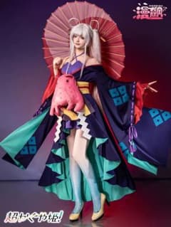 超かぐや姫！　月見ヤチヨ　コスプレ衣装+ウィッグ　傘　輝夜　八千代 超かぐや姫 ちょうかぐやひめ 月見ヤチヨ るなみやちよ コスプレ衣装