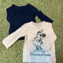 長袖 Tシャツ2枚セット フリル ミニーのサムネイル