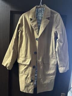 BREEZE コート 140cm ベージュ ペイズリー柄のサムネイル