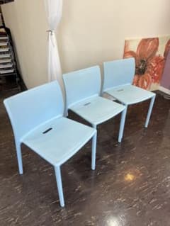 Air-Chair 水色 3脚セットのサムネイル