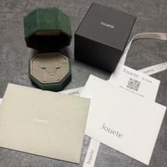 Jouete K10YG ダイヤモンド ホースシュー ネックレス(購入証明書付 