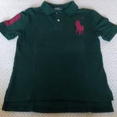 Polo　ビッグロゴ　濃緑ポロシャツ(140㎝)のサムネイル