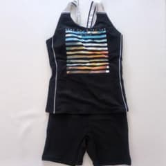 ellesse エレッセ 水着 セット Lサイズ セパレート フィットネス 黒のサムネイル