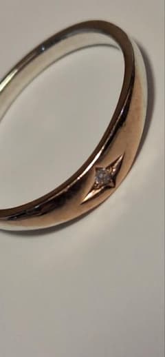 STAR JEWELRY k10 925 D0.01ct 12.5号　指輪 STAR JEWELRY k10 925 D0.01ct 12.5号 指輪コンビ - メルカリ