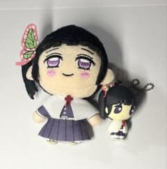 鬼滅の刃 栗花落カナヲ ぬいぐるみ マスコット 2種セットのサムネイル