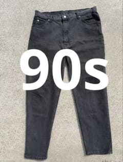 90s Levi's 550 ブラックデニムパンツ　アメ製W38 ビンテージのサムネイル