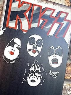KISS キッス ポスター アート メタルサインROCK HR0153 - メルカリ