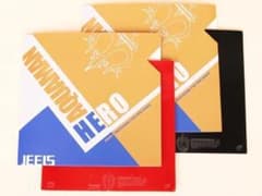 Table Tennis Rubber, Backside Soft, Adhesive Tension, Red and Black, Set of 2 (W2)