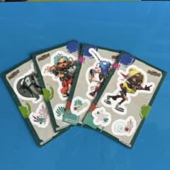 Splatoon Raiders Original Stickers (4 types) - Seven-Eleven
