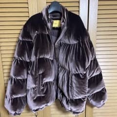 Dime VELVET QUILTED PUFFER ダウン brown XL - メルカリ