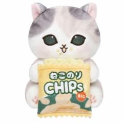 mofusand にゃんこが見守るデスクトップひっかけぬいぐるみ 食べにゃい