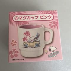 SNOOPY PEANUTS マグカップ ピンクのサムネイル