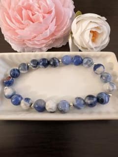 ハンドメイド ブレスレット ブルーのサムネイル