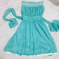 マーキュリー♡膝丈ベアワンピのサムネイル