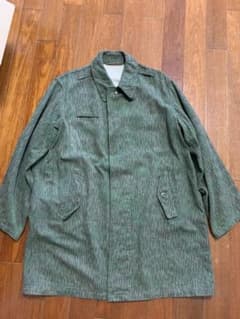 vintage チェコ軍 レインドロップカモ 迷彩 ミリタリー コートのサムネイル