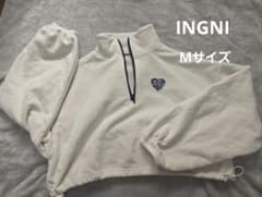 INGNI ハーフジップ フリース プルオーバー ホワイトのサムネイル