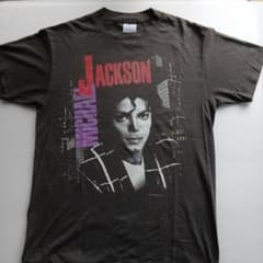 お値下げ　マイケル・ジャクソン　BADツアー88 Tシャツ サイズ M　古着のサムネイル