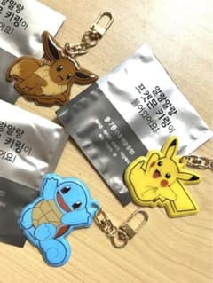 週末値下げ中♡ 부차コンブチャ　ポケモンキーホルダー３個セットのサムネイル