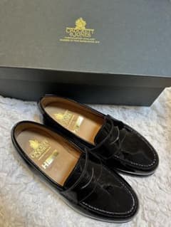 再値下❗️新品Crockett & Jones レディースブラックローファー - メルカリ
