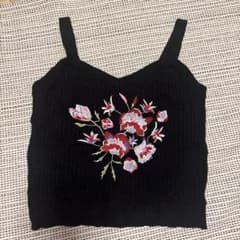 刺繍　花柄　キャミソールのサムネイル