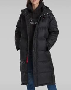 Levi's ダウンベンチコート 黒 中古 79626-0000 XXLサイズのサムネイル