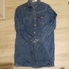 【セール中様専用】デニム　ワンピースのサムネイル