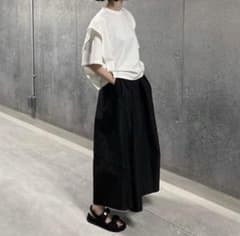 LOHEN ローヘン スカートパンツ ブラック Black 黒のサムネイル
