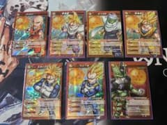 ミラバト ドラゴンボール 孫悟空 ベジータ ピッコロ他 Mレア　7枚セット ミラバト ドラゴンボール 孫悟空 ベジータ ピッコロ他 Mレア 7枚セット